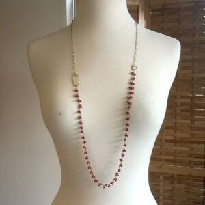 Red Beaded Necklace